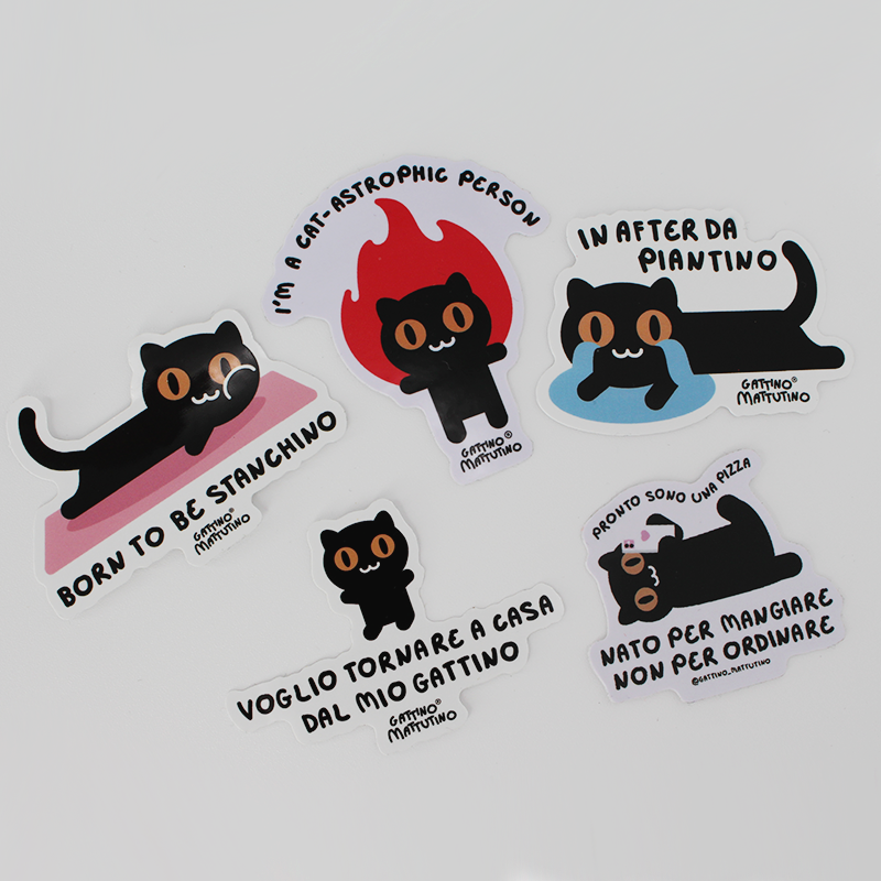 Sticker pack gattino