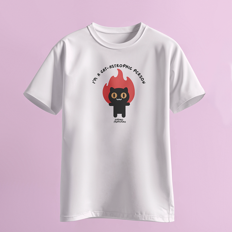T-shirt Cat-Astrophic