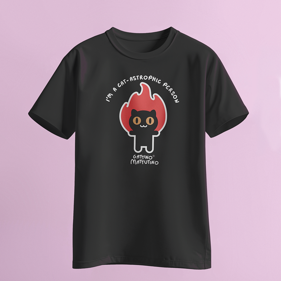 T-shirt Cat-Astrophic
