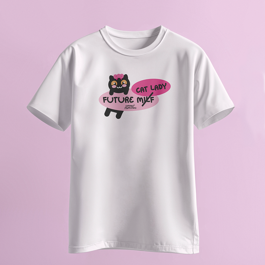 T-shirt Cat lady