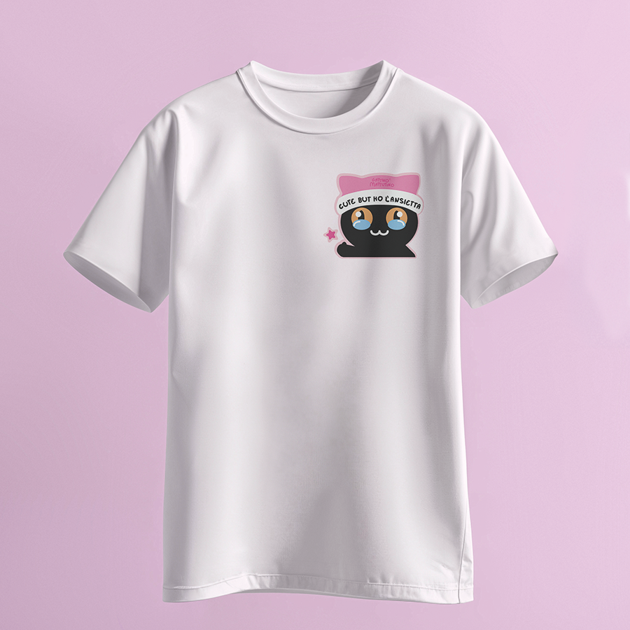 T-shirt Cute but ho l'ansietta