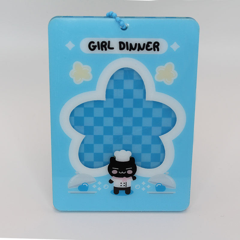 Photocard holder: Girl dinner