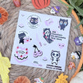 Foglio di Sticker Crime