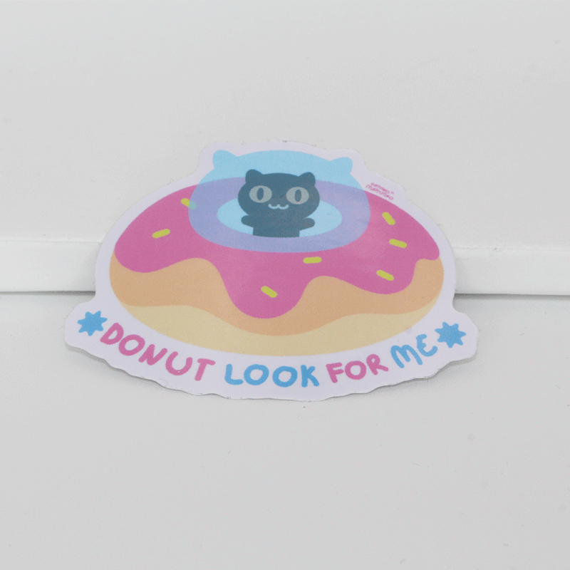 Sticker: Donut look for me
