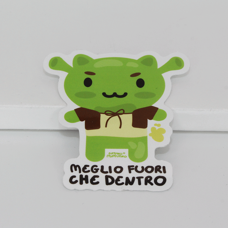 Sticker: Meglio fuori che dentro