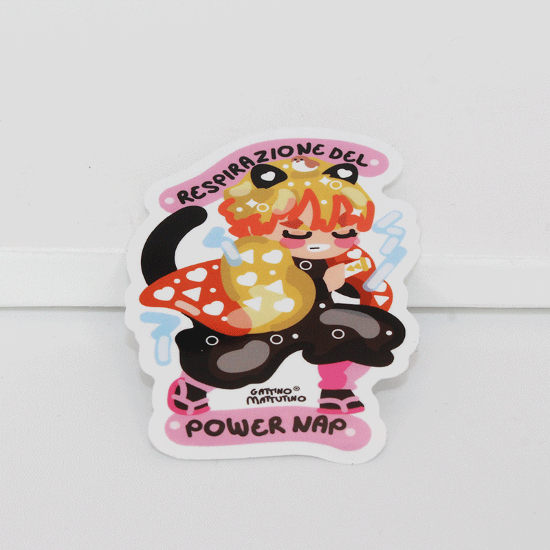 Sticker: Respirazione del power nap
