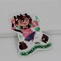 Sticker: she was a ghost girl