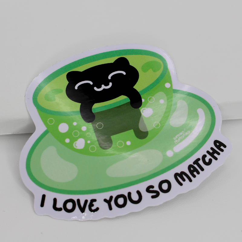 Sticker: i love you so matcha