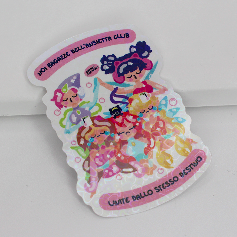 Sticker: noi ragazze dell'ansietta club