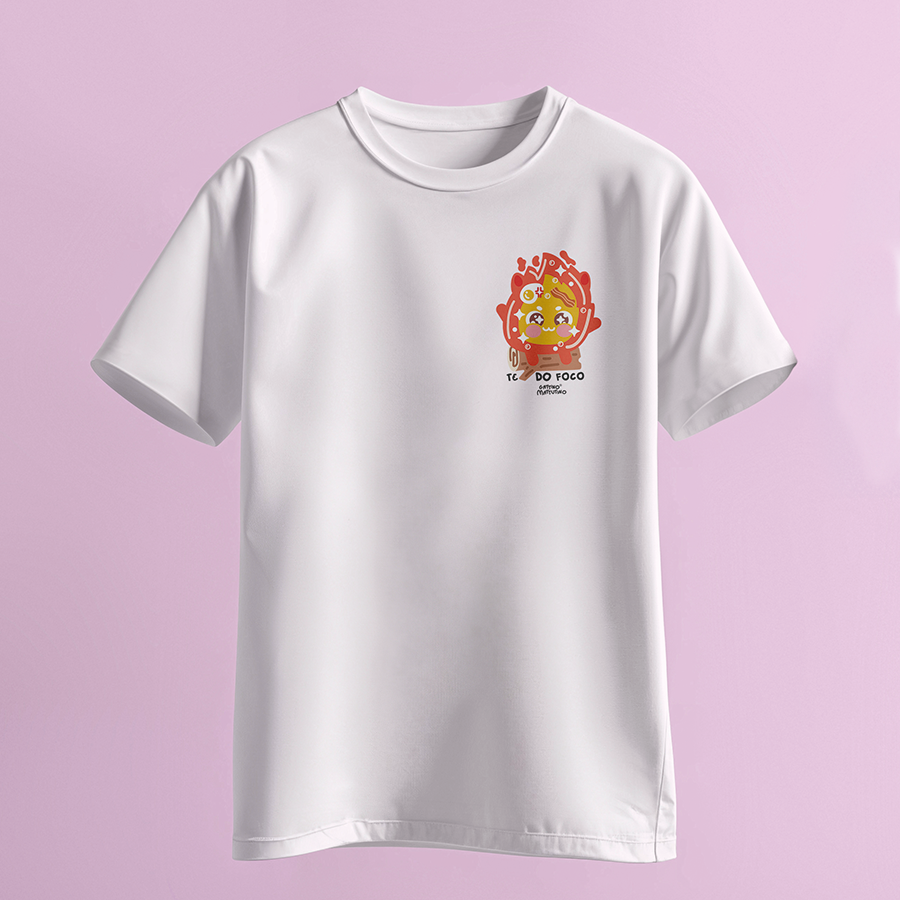 T-shirt Te do foco