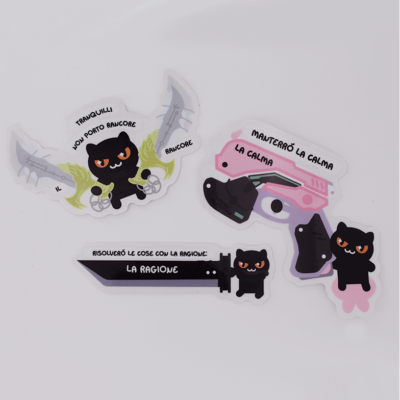 Sticker pack Nerd weapons