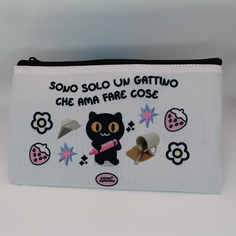 Astuccio "sono solo un gattino che ama fare cose"