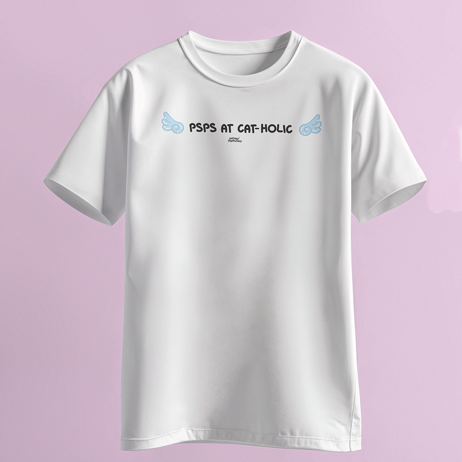T-shirt Psps cat-holic