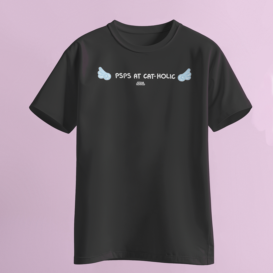 T-shirt Psps cat-holic