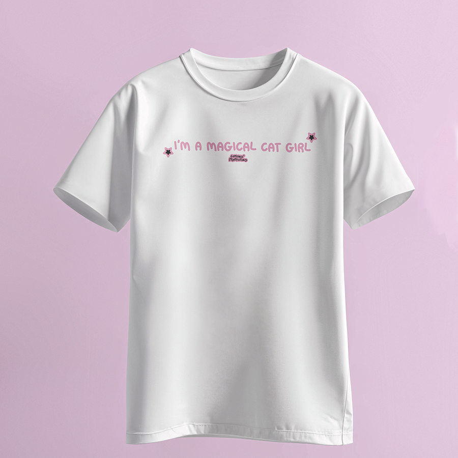 T-shirt Magical cat girl