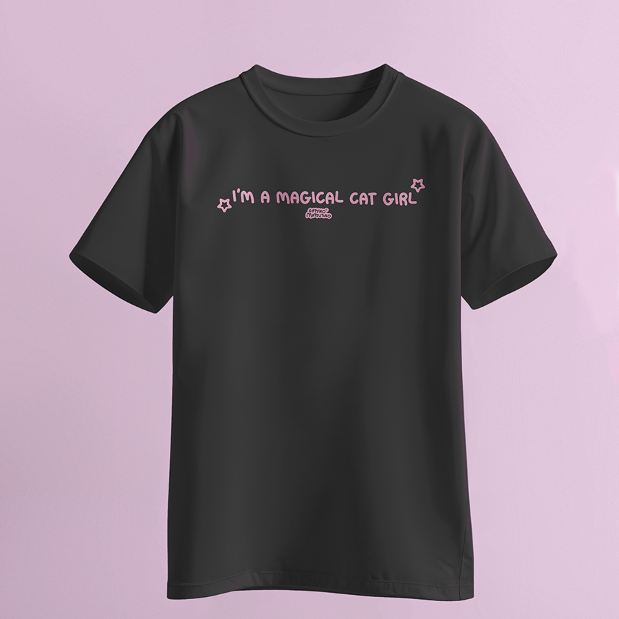 T-shirt Magical cat girl