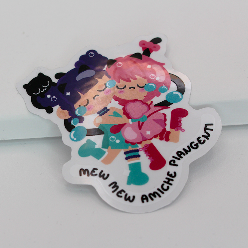 Sticker: Mew Mew amiche piangenti