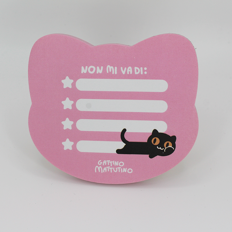 Post it adesivo Gattino