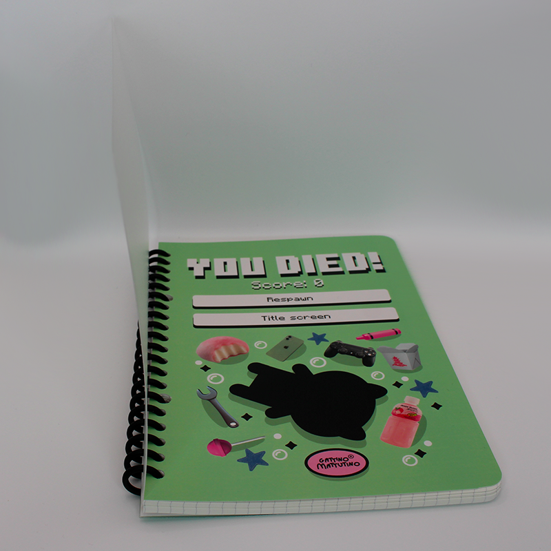 Quaderno "you died!"